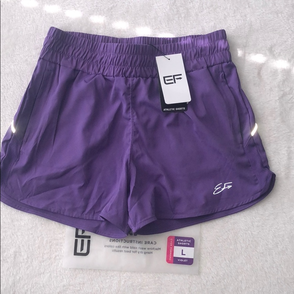 EverForward Purple Running Shorts